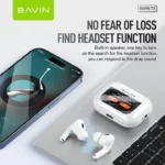Écouteurs Bavin BA73 avec écran tactile LED – Vayno Tunisie