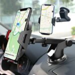 Support Voiture ALS-H269 fixé au pare-brise, rotation 360 °.