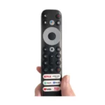 Télécommande Android TV TCL vue de face.