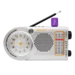 Radio portable MEIER M-572BT avec ports USB et carte TF.