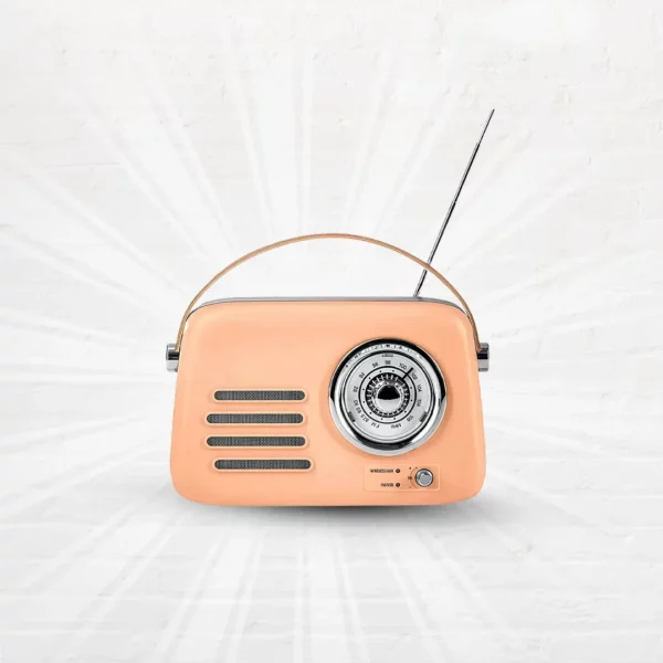 Radio vintage T10 avec poignée de transport – Vayno Tunisie.