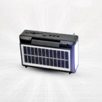 Radio Bluetooth solaire NS-1587BT avec lecteur USB et SD Card.