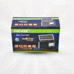 Radio solaire rechargeable NS-1587BT avec speaker intégré.