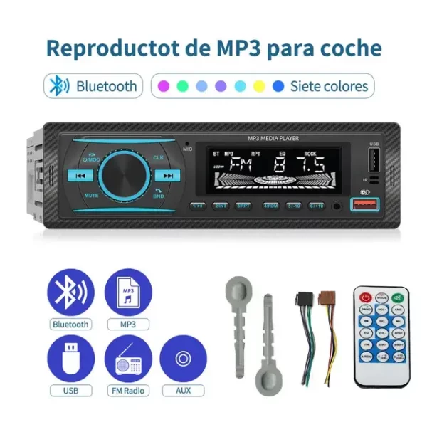 Autoradio Bluetooth MP3 voiture.