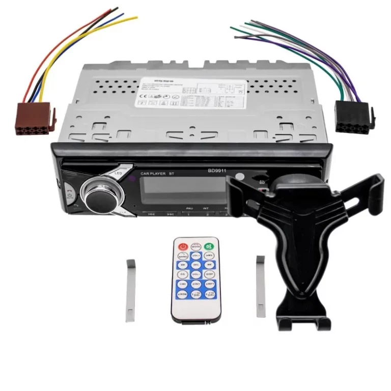 Installation du Car Audio Bluetooth BD-9911BT en voiture.