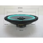 Haut-parleur coaxial 6.5 pouces ROADSTAR VO-602 pour portière auto.