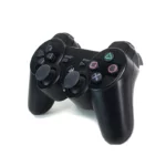 Manette PS3 sans fil Double Shock III noire.