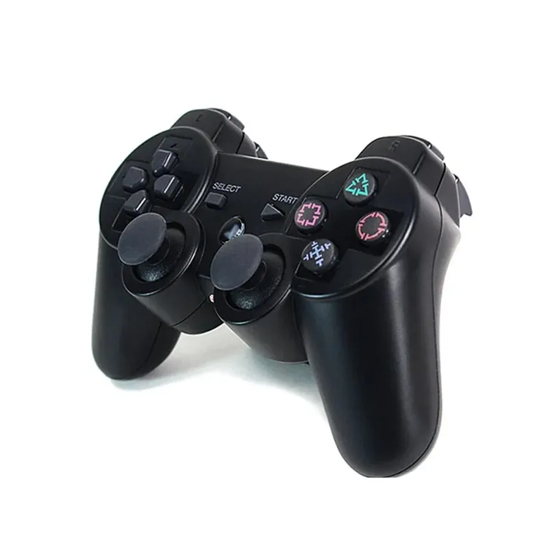 manette-ps3-double-shock-noir Manette PS3 sans fil Double Shock III noire.
