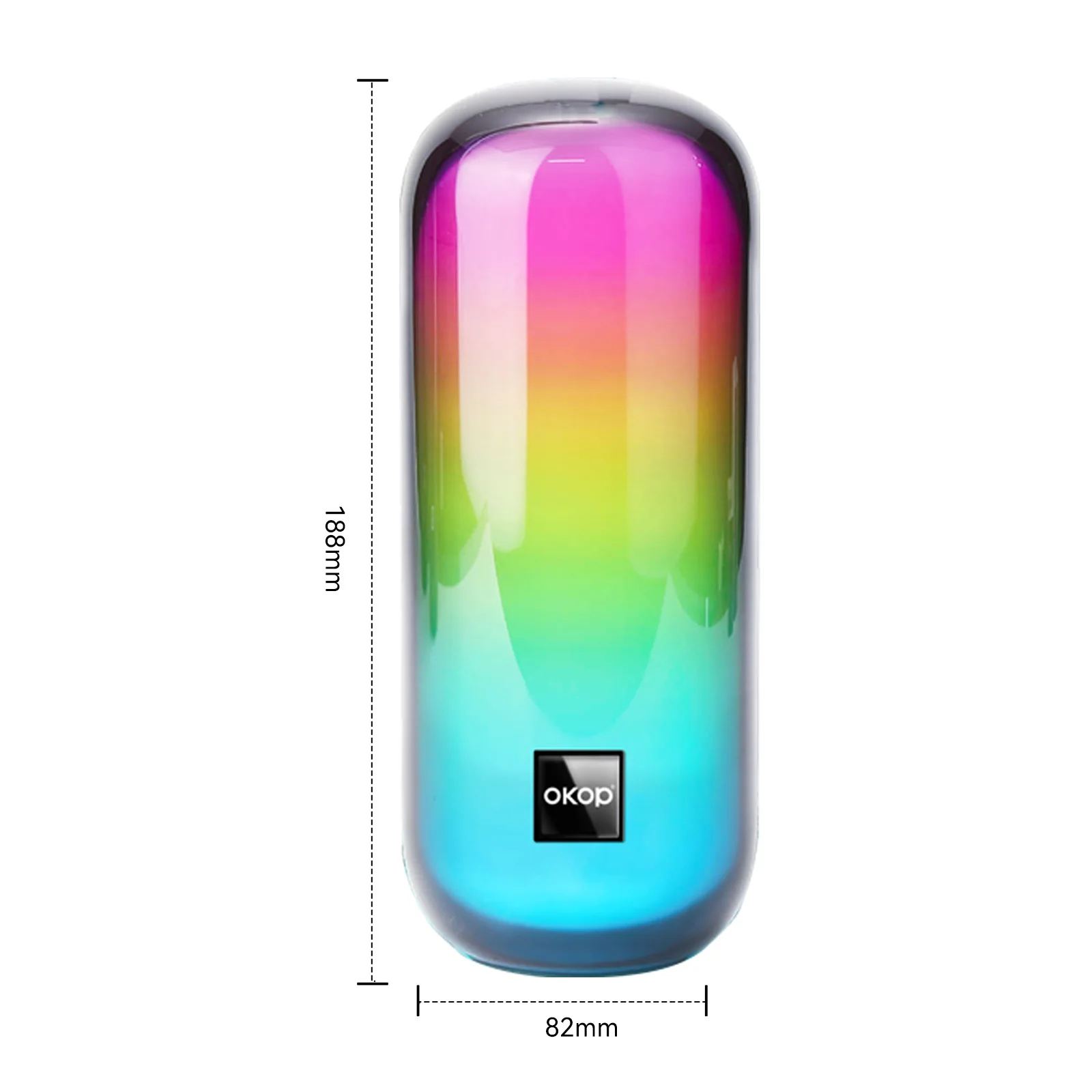 Enceinte Bluetooth Portable OKOP KP-567 RGB – Image 2