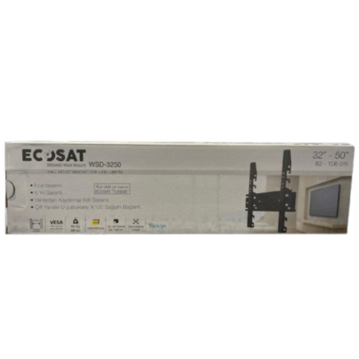 Support Mural TV Fixe Ecosat WSD-3250 (32” – 50”) – Image 2