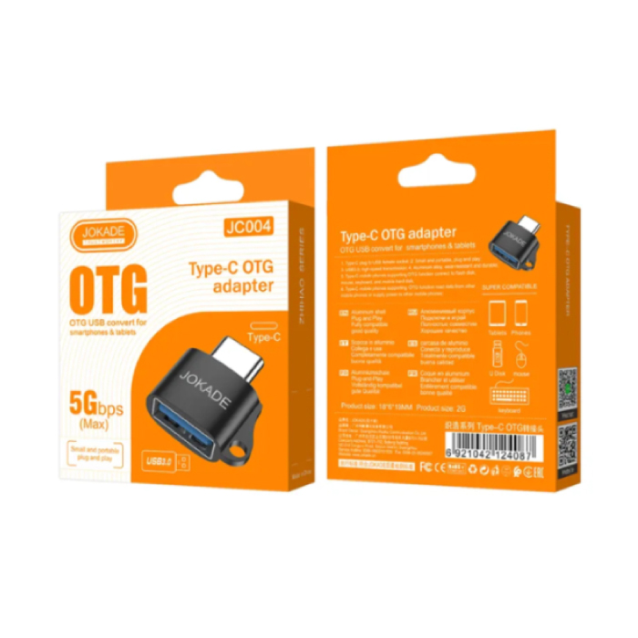 Adaptateur OTG USB Type-C – Smartphones & Tablettes (Jokade JC004) – Image 2