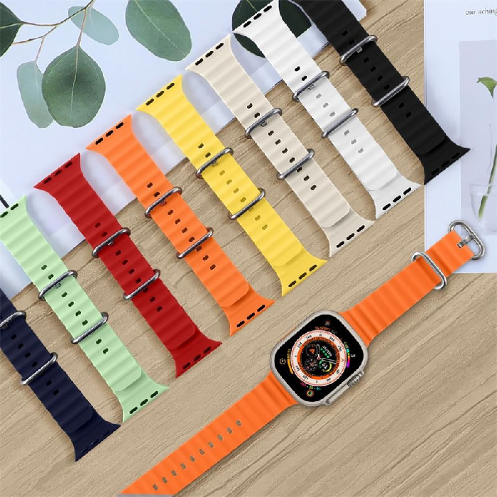 Bracelet Océan pour Apple Watch Ultra avec Boucle de Verrouillage – Image 2