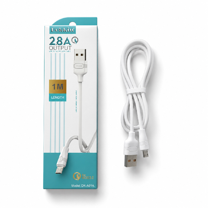 Câble DEKKIN DK-A81A USB vers Micro USB 2.8A Charge Rapide