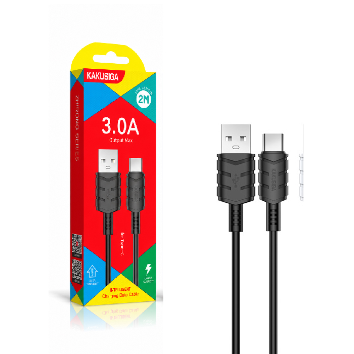 Câble KAKUSIGA KSC-716 USB vers USB Type-C 3A Charge Rapide 2M – Image 4