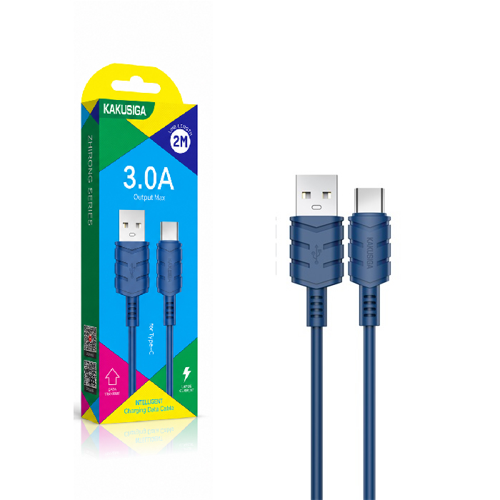 Câble KAKUSIGA KSC-716 USB vers USB Type-C 3A Charge Rapide 2M – Image 6