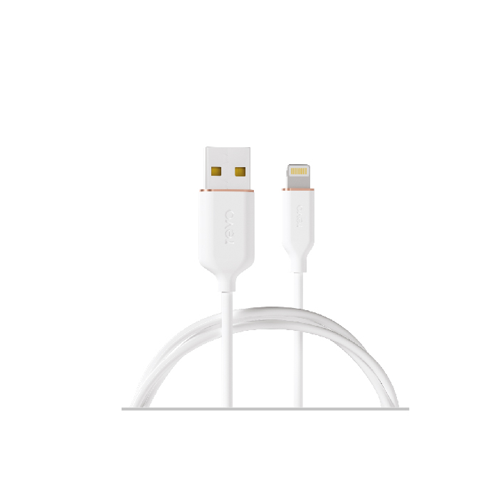 Câble Lightning vers USB RC04L Revo – Finition Aluminium & Silicone Soft-Touch – Charge 3A – 100cm
