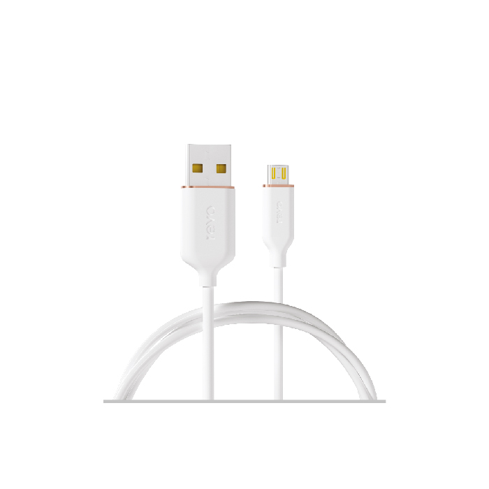 Câble Micro-USB RC04M Revo – Finition Aluminium & Silicone Soft-Touch – Charge 2.4A – 100cm