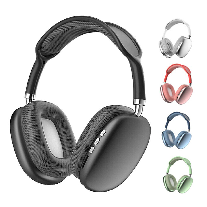 Casque Bluetooth P9 Pro Max avec Carte SD, Réduction de Bruit et Batterie 900 mAh