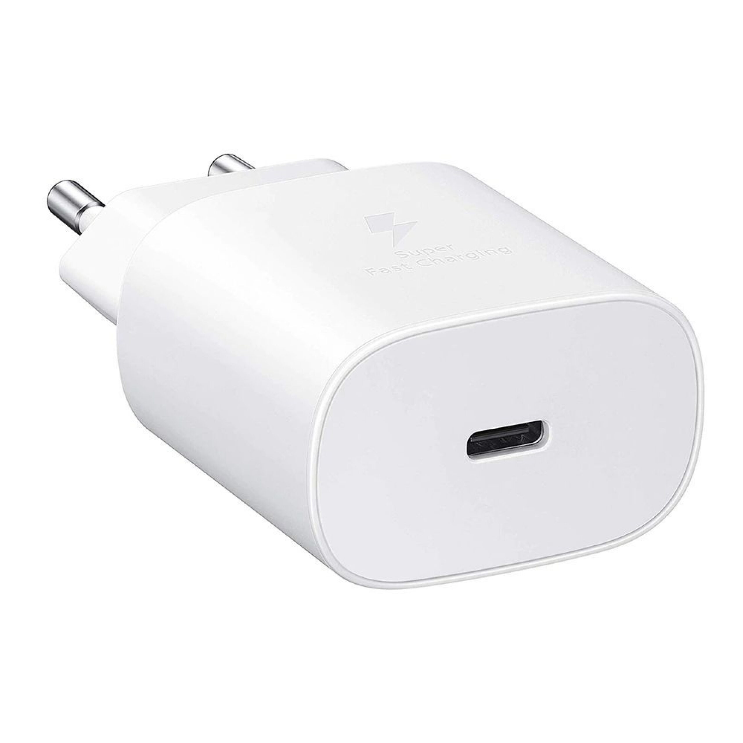 Chargeur Rapide 25W USB-C Blanc pour iPhone