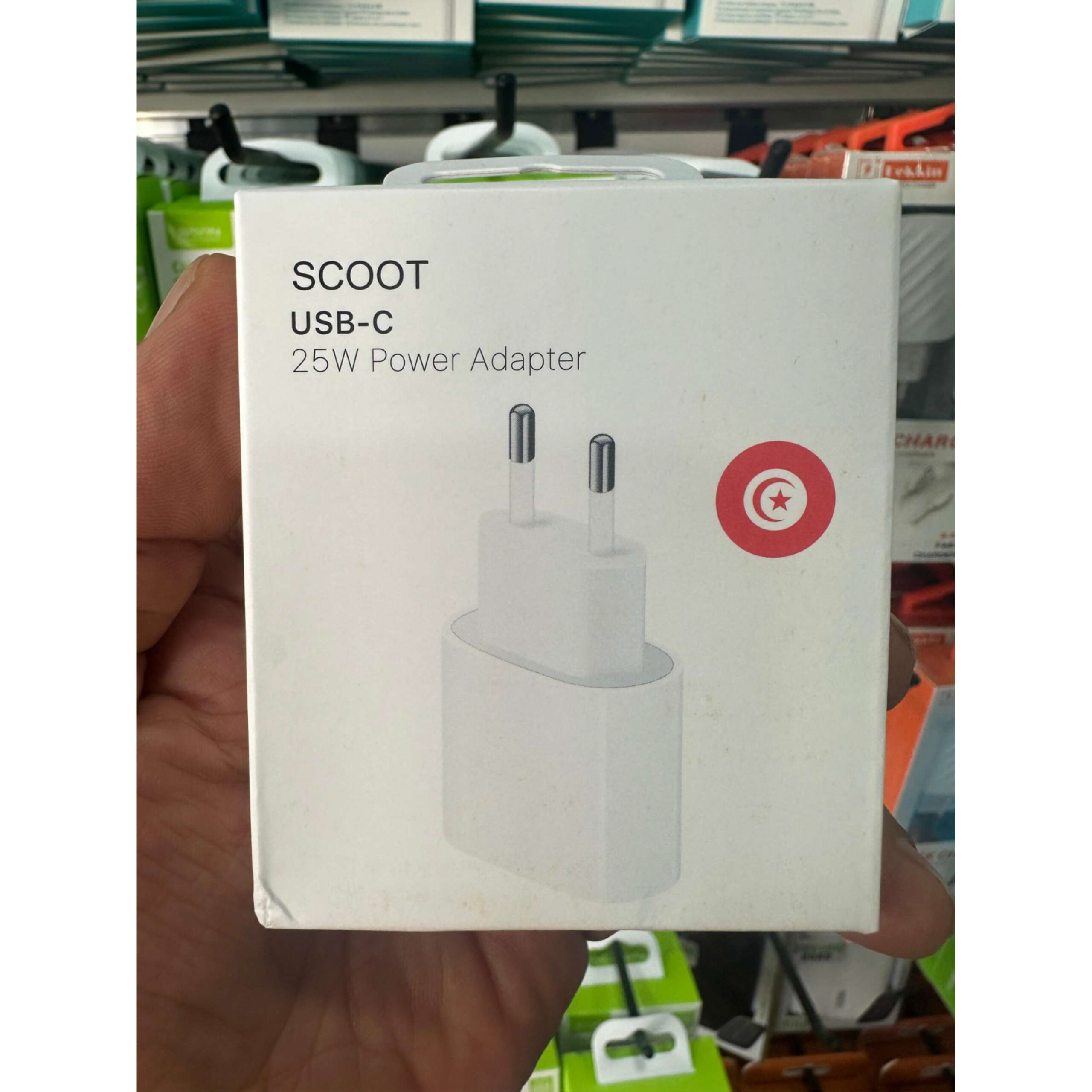 Chargeur Rapide 25W USB-C Blanc pour iPhone – Image 3