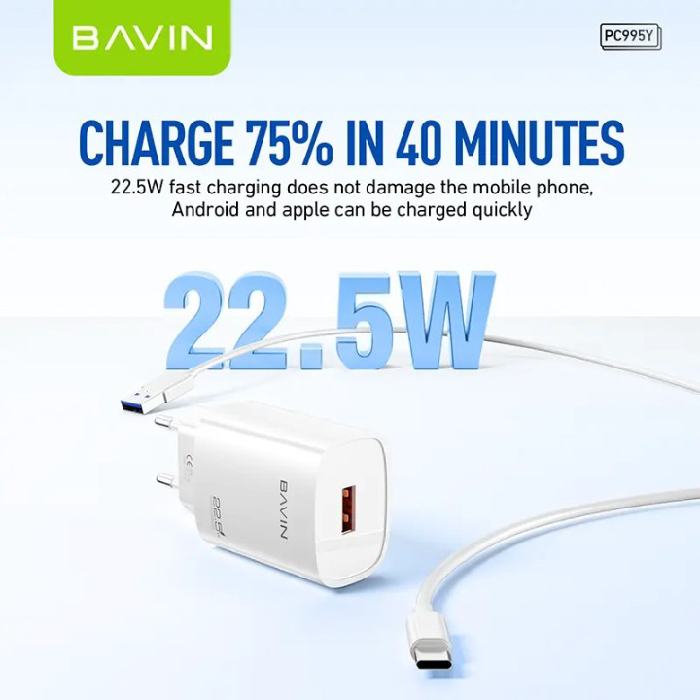 Chargeur Super Rapide BAVIN USB-C 22.5W – Image 8