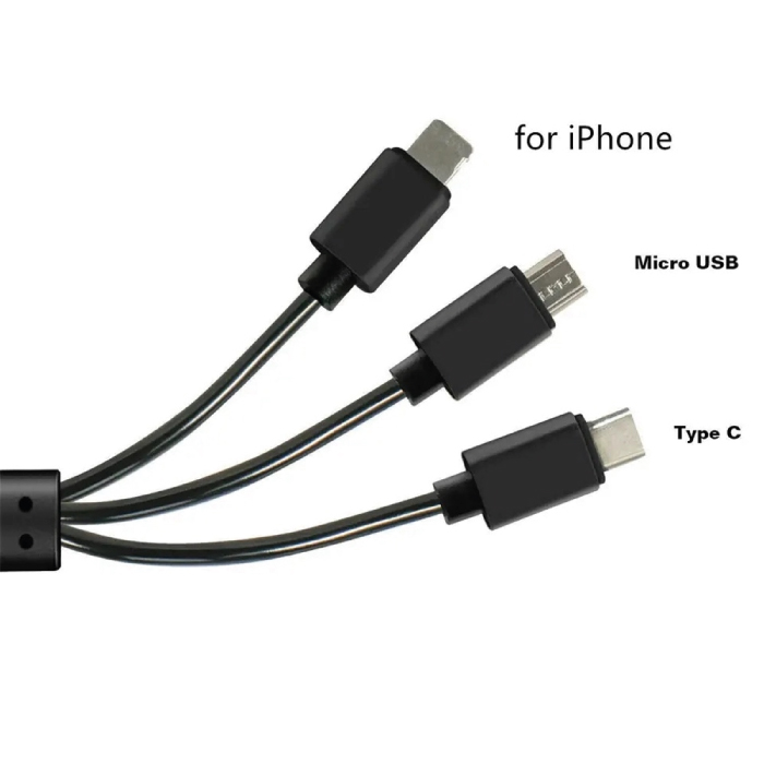 Transmetteur FM Bluetooth Q15 avec 3 Câbles de Charge – Image 6