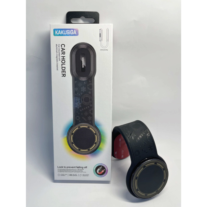 Support Téléphone Magnétique de Voiture KAKUSIGA KSC-1505 – Aluminium Souple – Image 5