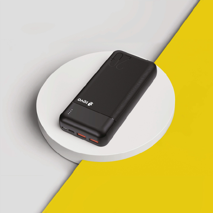 Batterie Externe PR11 Revo – Haute Capacité 20 000 mAh – Finition Aluminium & PC – Noir Mat – Image 3
