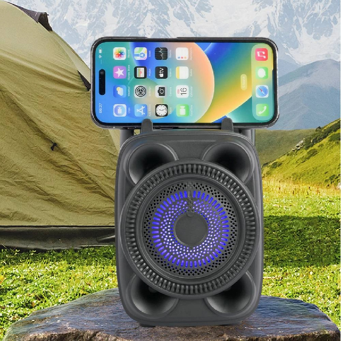 Enceinte Karaoké Bluetooth Portable SING-E ZQS1360 avec Éclairage RGB – Image 5