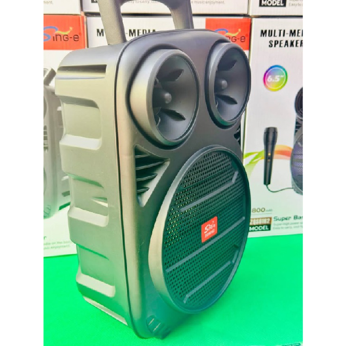 Enceinte Bluetooth Portable SING-E ZQS6162 avec LED RGB et Fonction Karaoké – Image 6