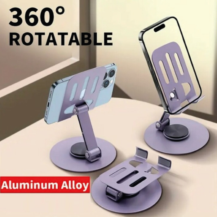 Support Smartphone / Tablette en Métal – Rotatif 360° – Image 3