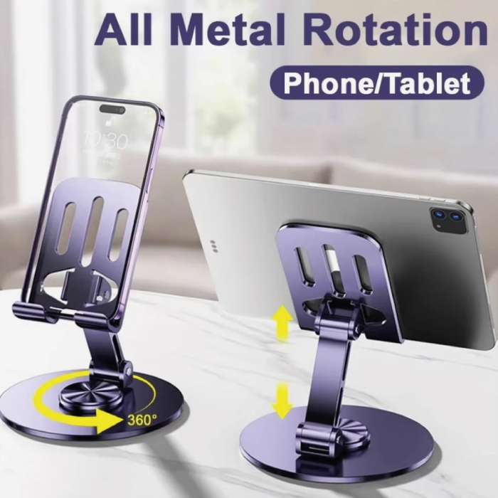 Support Smartphone / Tablette en Métal – Rotatif 360° – Image 2