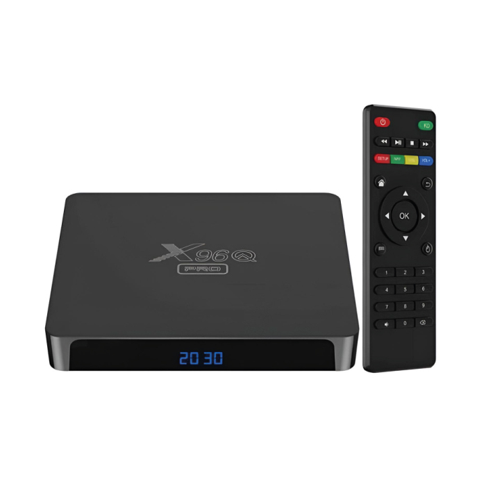 Box Android X96Q Pro 4Go / 64Go 4K Ultra HD H.265 WiFi Dual Band 2.4/5GHz Android 10 Smart TV Box