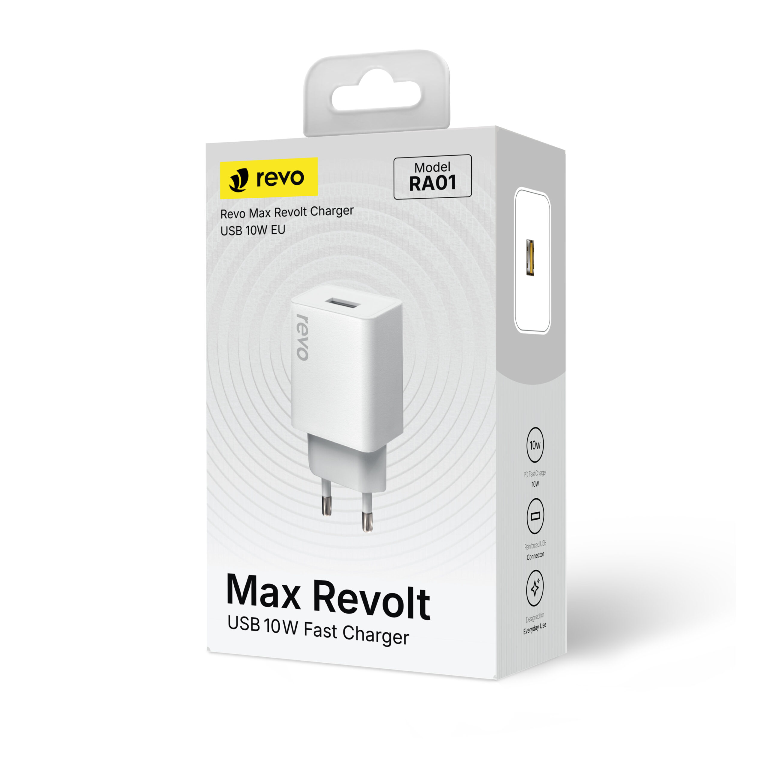 Chargeur Secteur USB 10W Revo Max Revolt RA01 – Performance, Sécurité et Design Compact – Image 2