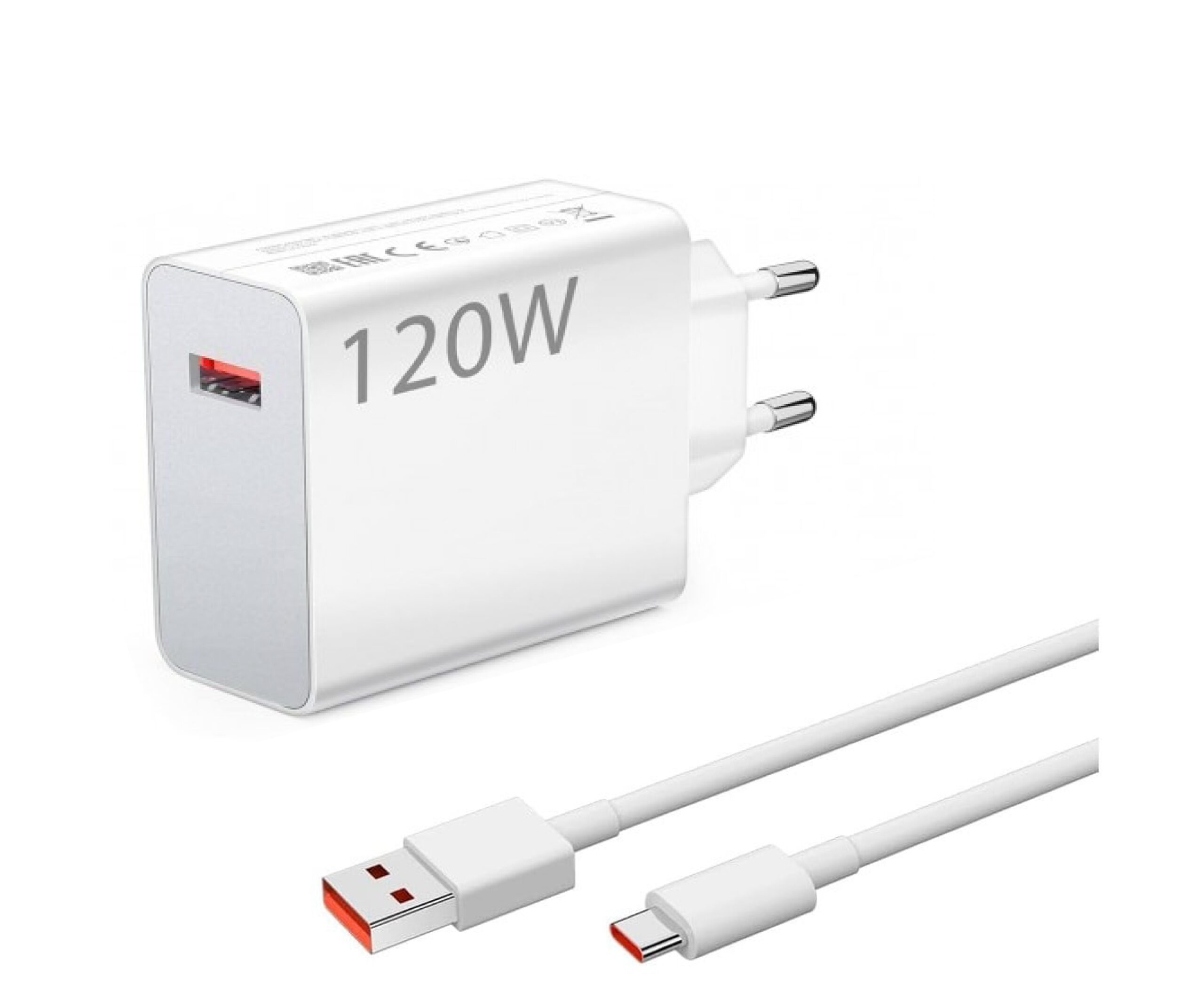 Chargeur Secteur Xiaomi Mi Turbo 120W avec Câble USB Type-C