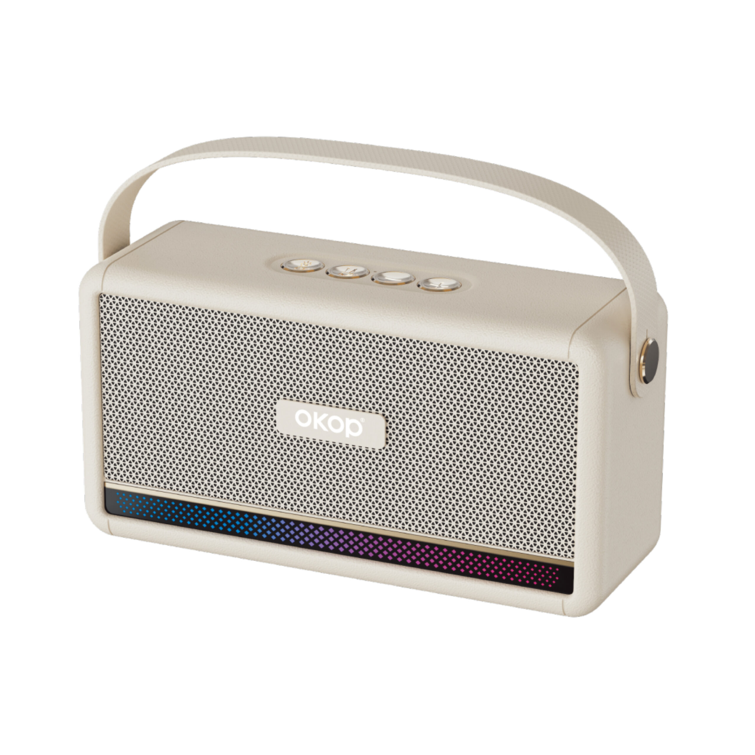 Enceinte Bluetooth Portable OKOP KP-843 10W avec Éclairage RGB – Image 3