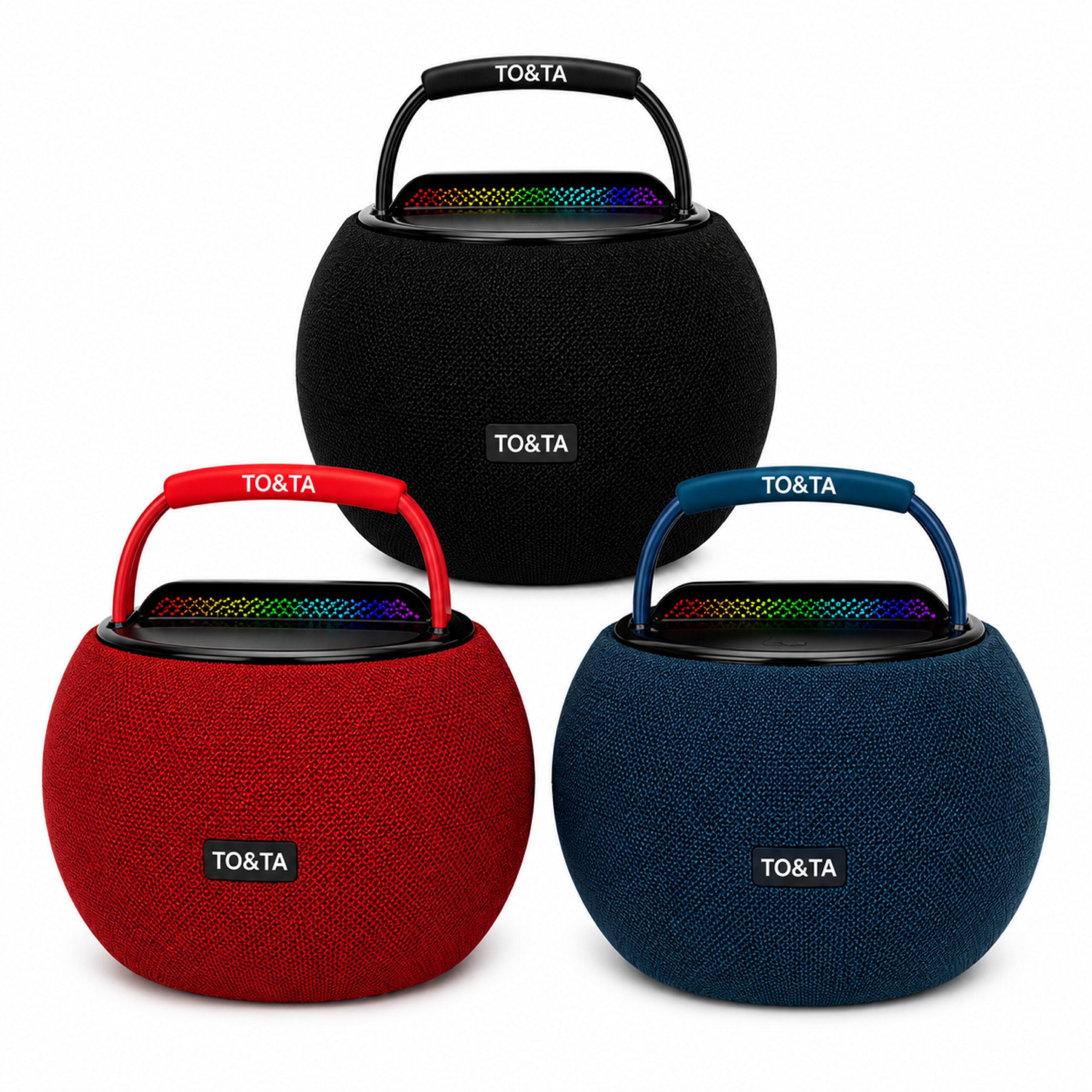 Enceinte Bluetooth Portable TO&TA TO-689 20W avec Éclairage RGB