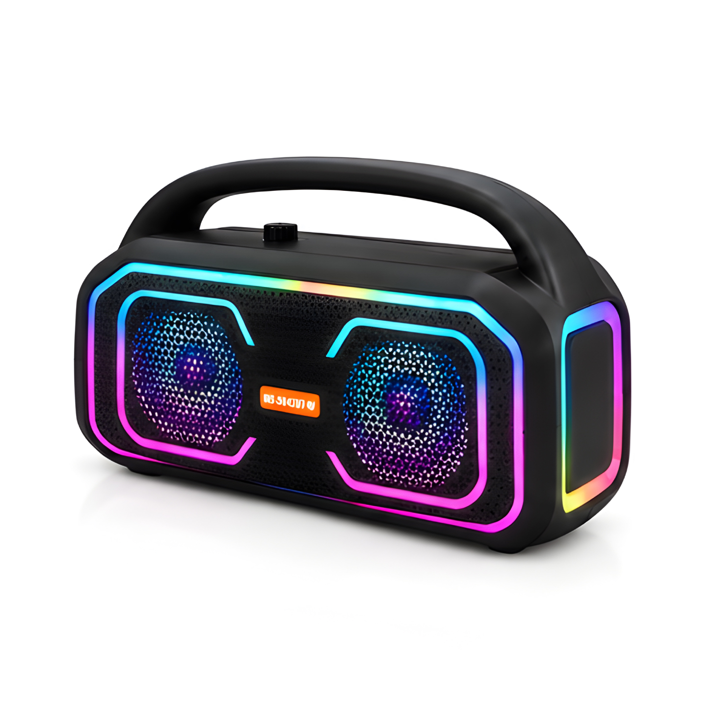 Enceinte Bluetooth Portable MS-3642BT-W 10W RGB avec Micro Sans Fil