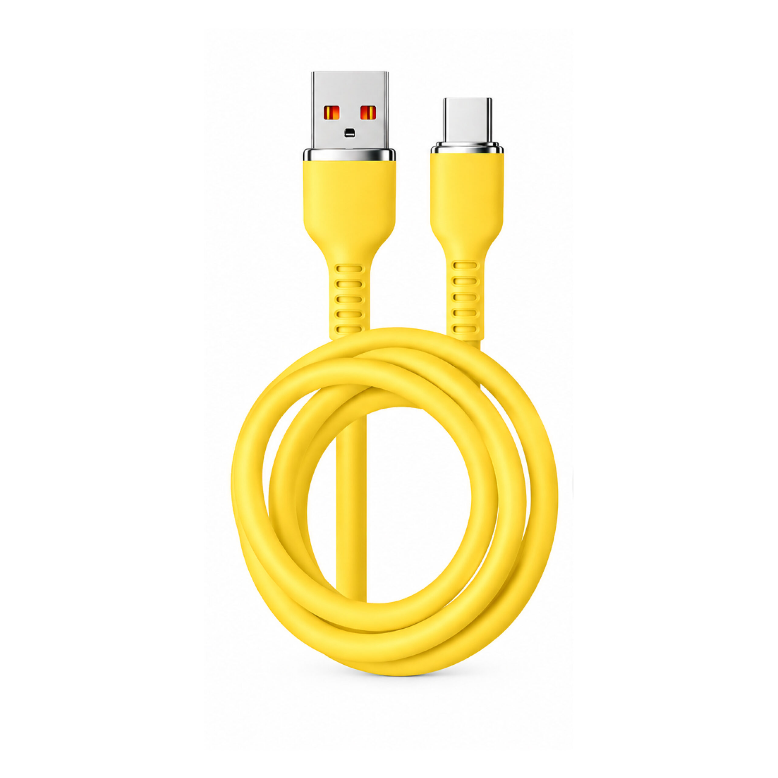 Câble Silicone USB-A vers USB-C OKOP KP-307C – 6A Charge & Data 1m – Image 3