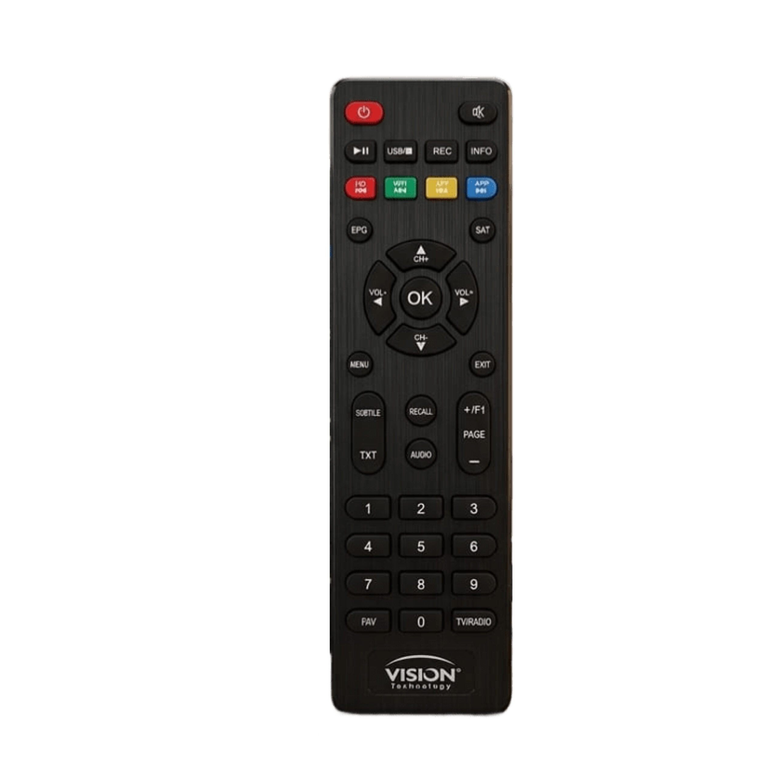 Télécommande pour Récepteurs Vision 4040/5050/9090/2090/2070