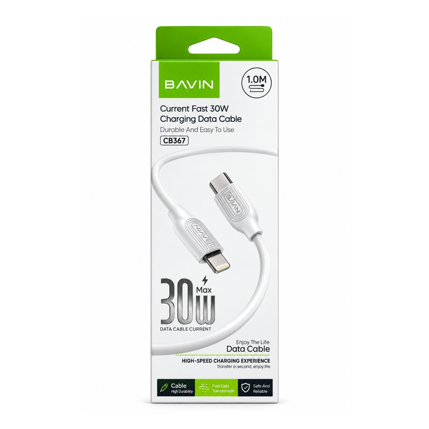 Câble BAVIN CB367-PD USB-C vers Lightning 30W Charge Rapide – Image 2
