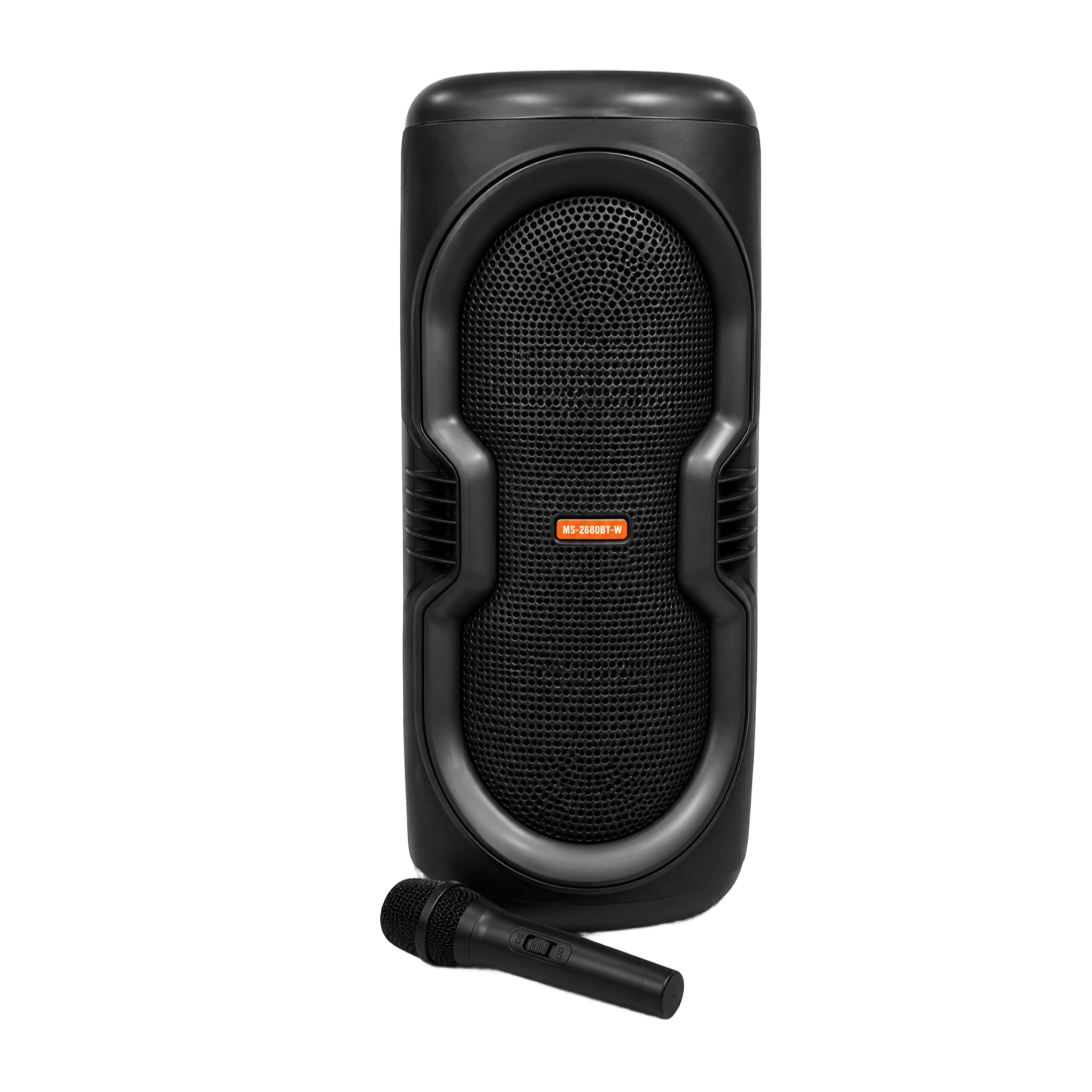 Enceinte Bluetooth Portable MS-2050BT-W – Karaoké avec Microphone Sans Fil – Image 2
