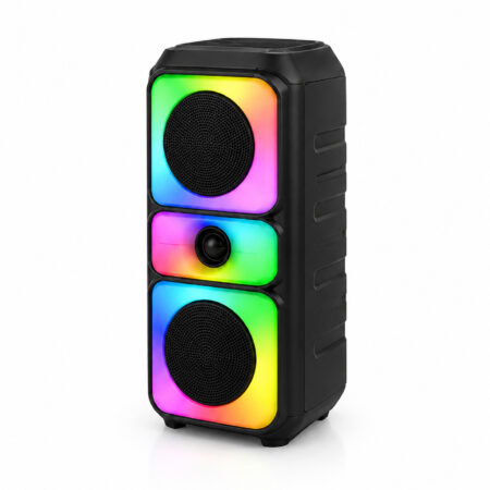 Enceinte Bluetooth Portable MS-3629BT-W 10W 2×4" avec Micro Sans Fil